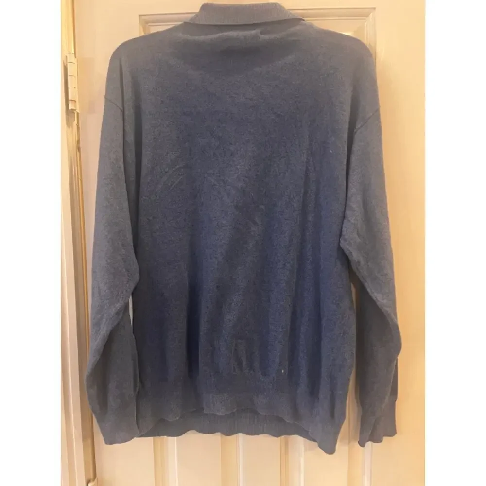 Byron Nelson Eleven Straight Pullover Sweater Men Medium Old Money Preppy Twee